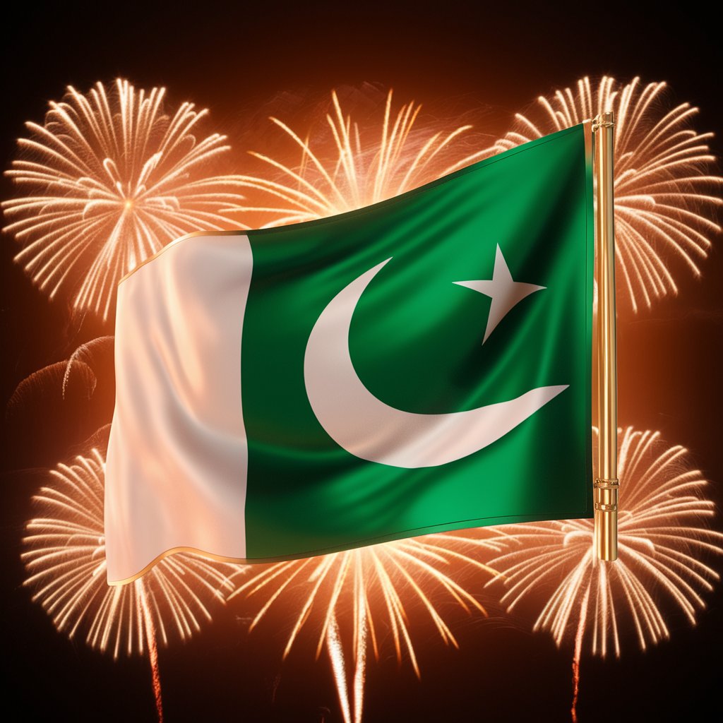 Pakistani flag wallpaper