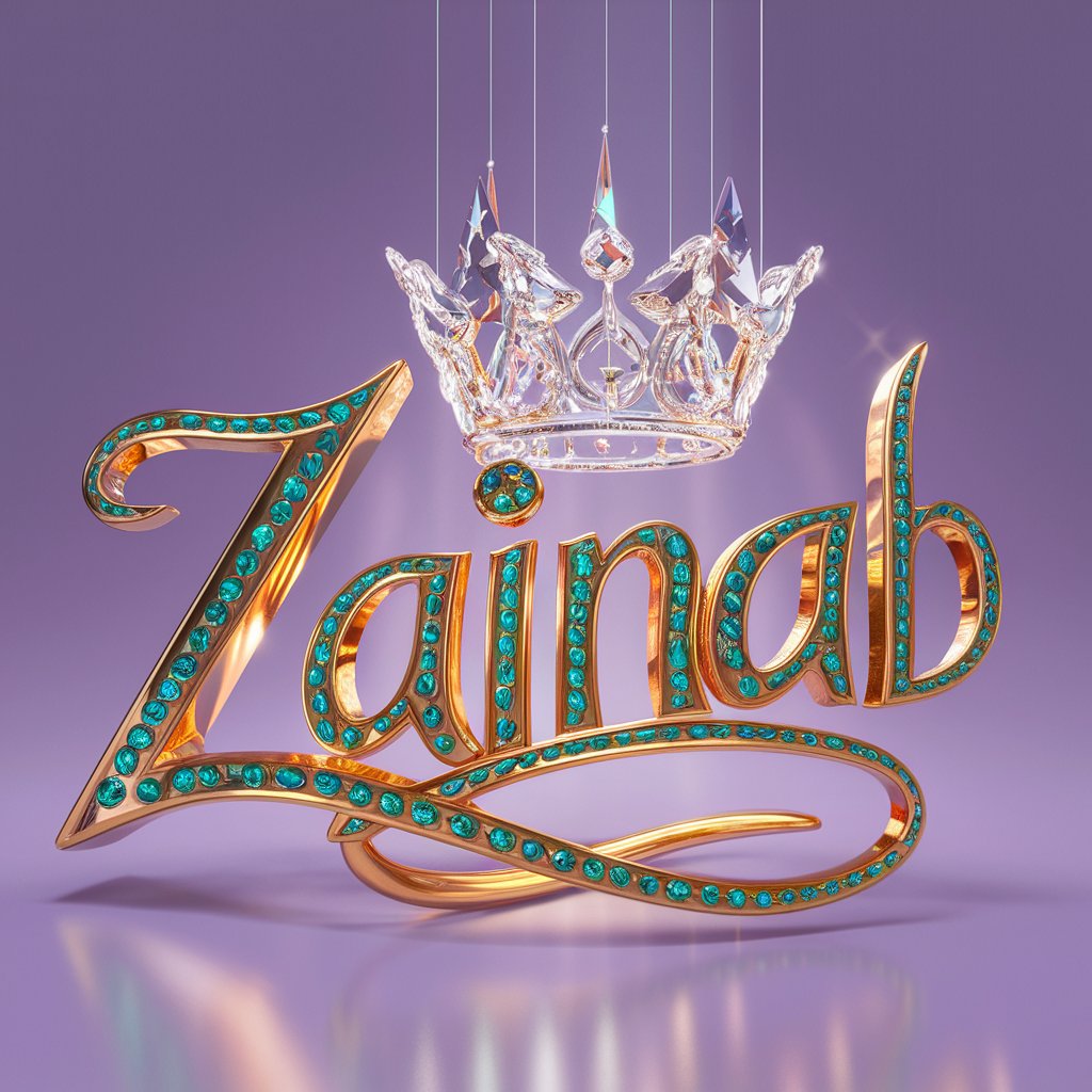 Zainab 3DName Wallpaper