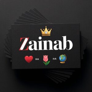 Stylish Zainab name wallpaper