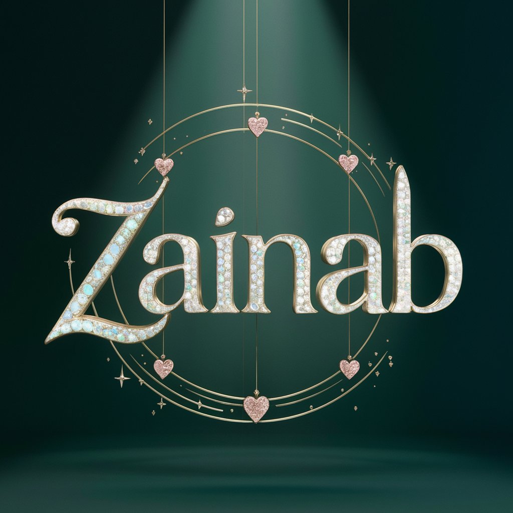 Zainab Name Decoration