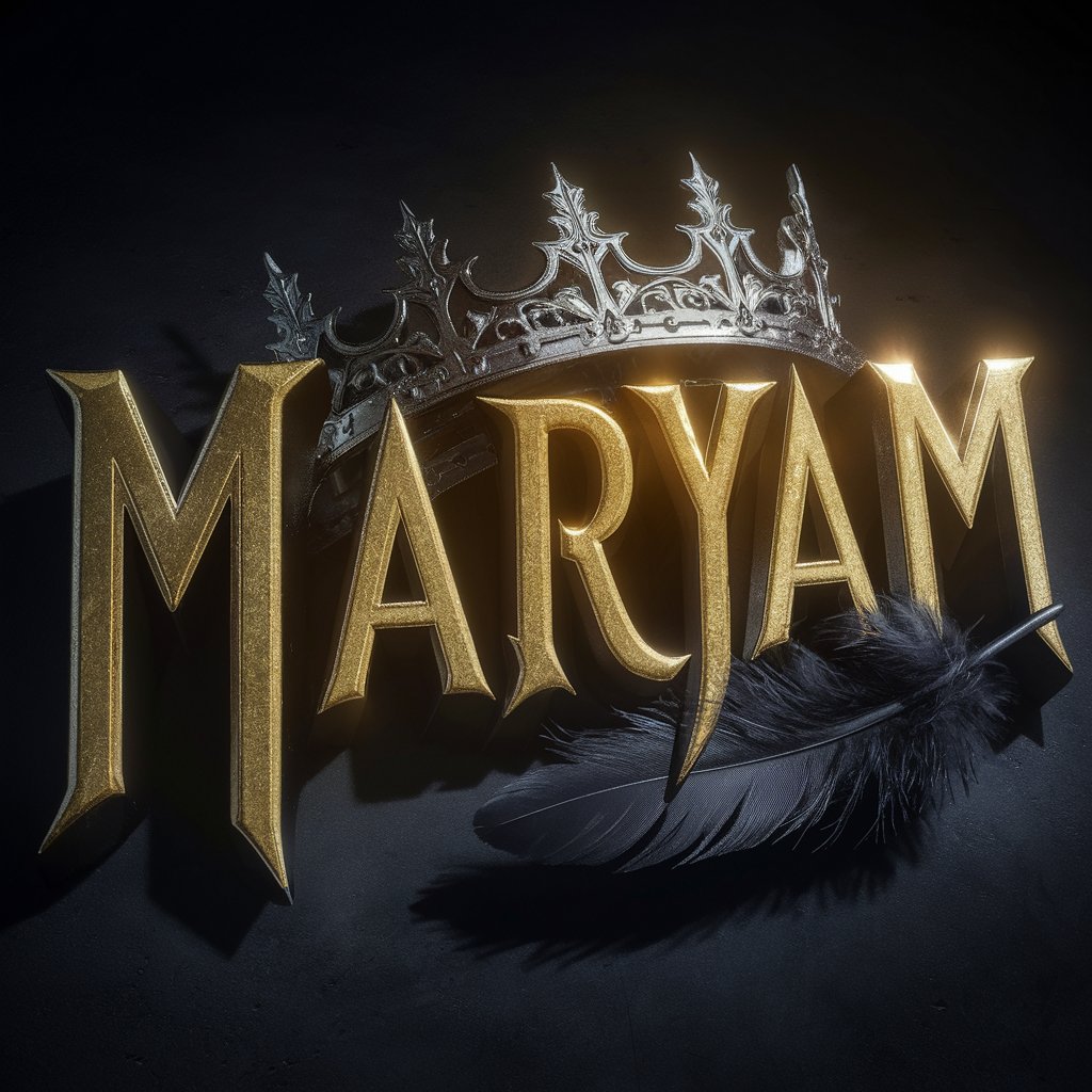 Maryam 4K name wallpaper