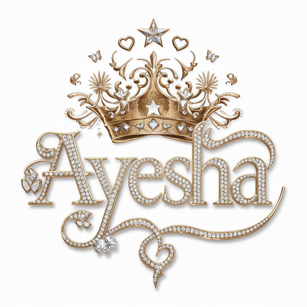 Ayesha creative name wallpaper