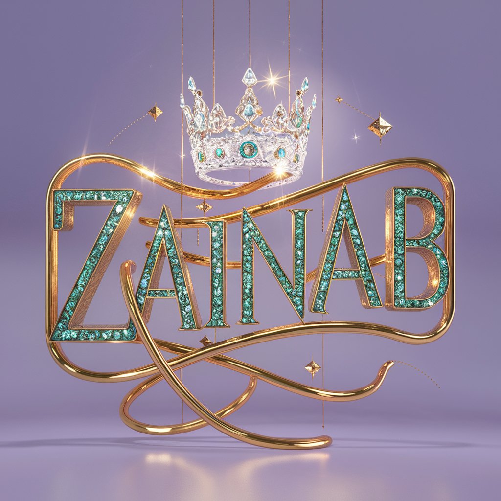 Zainab 3DName Wallpaper