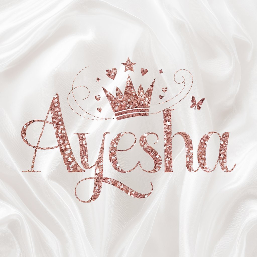 Ayesha name background