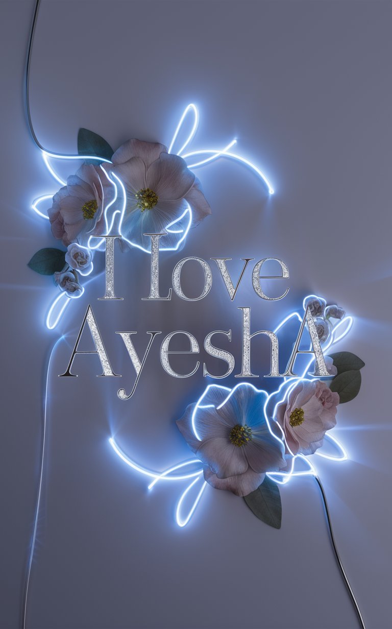 Ayesha name wallpaper 4K