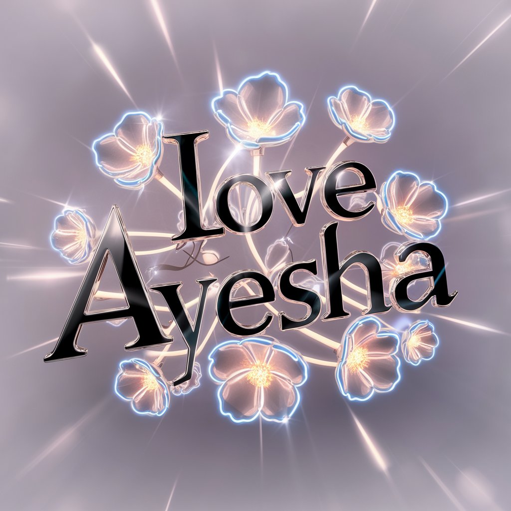 Ayesha name flowers Wallpaper