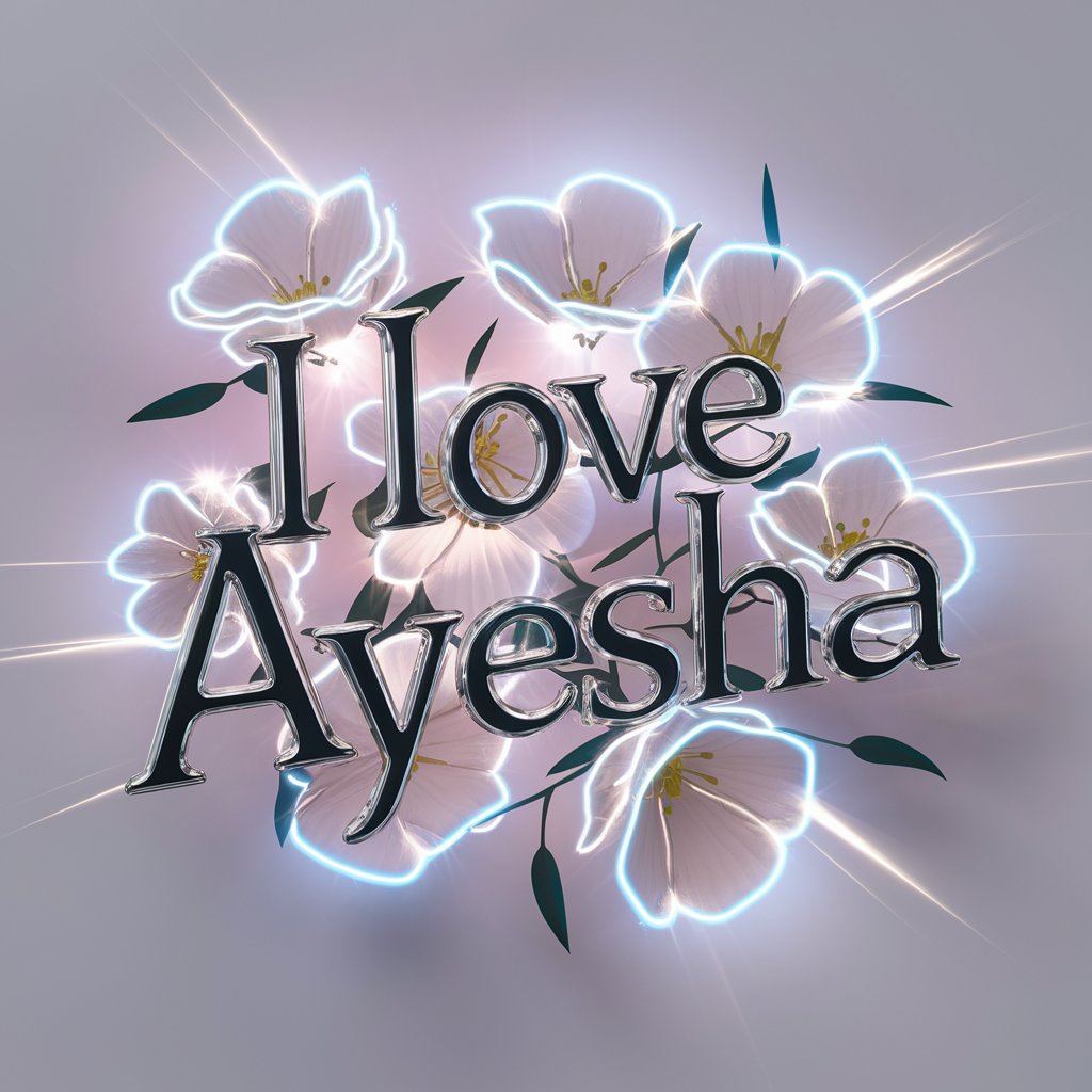 Ayesha name flowers Wallpaper