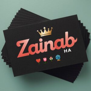 Stylish Zainab name pic