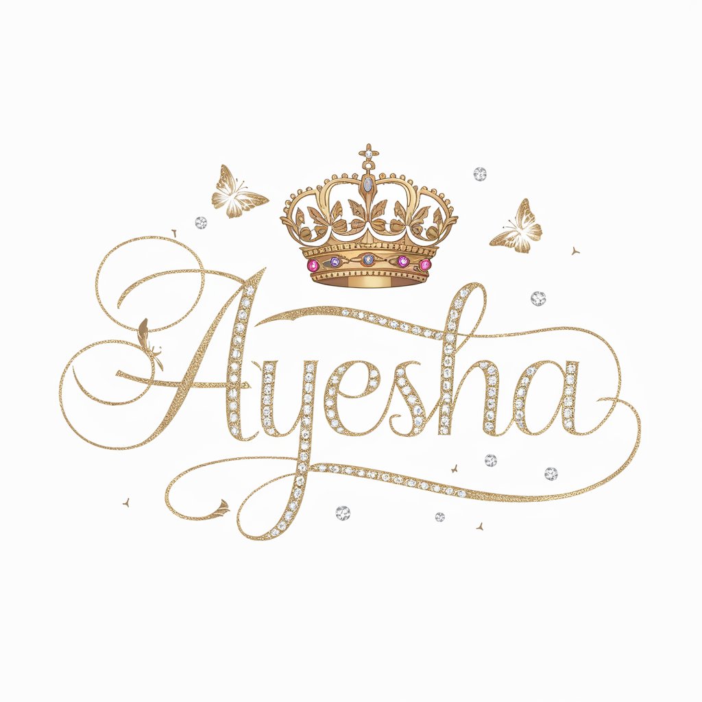 Ayesha name illustration