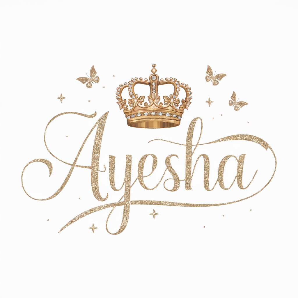 Ayesha name illustration