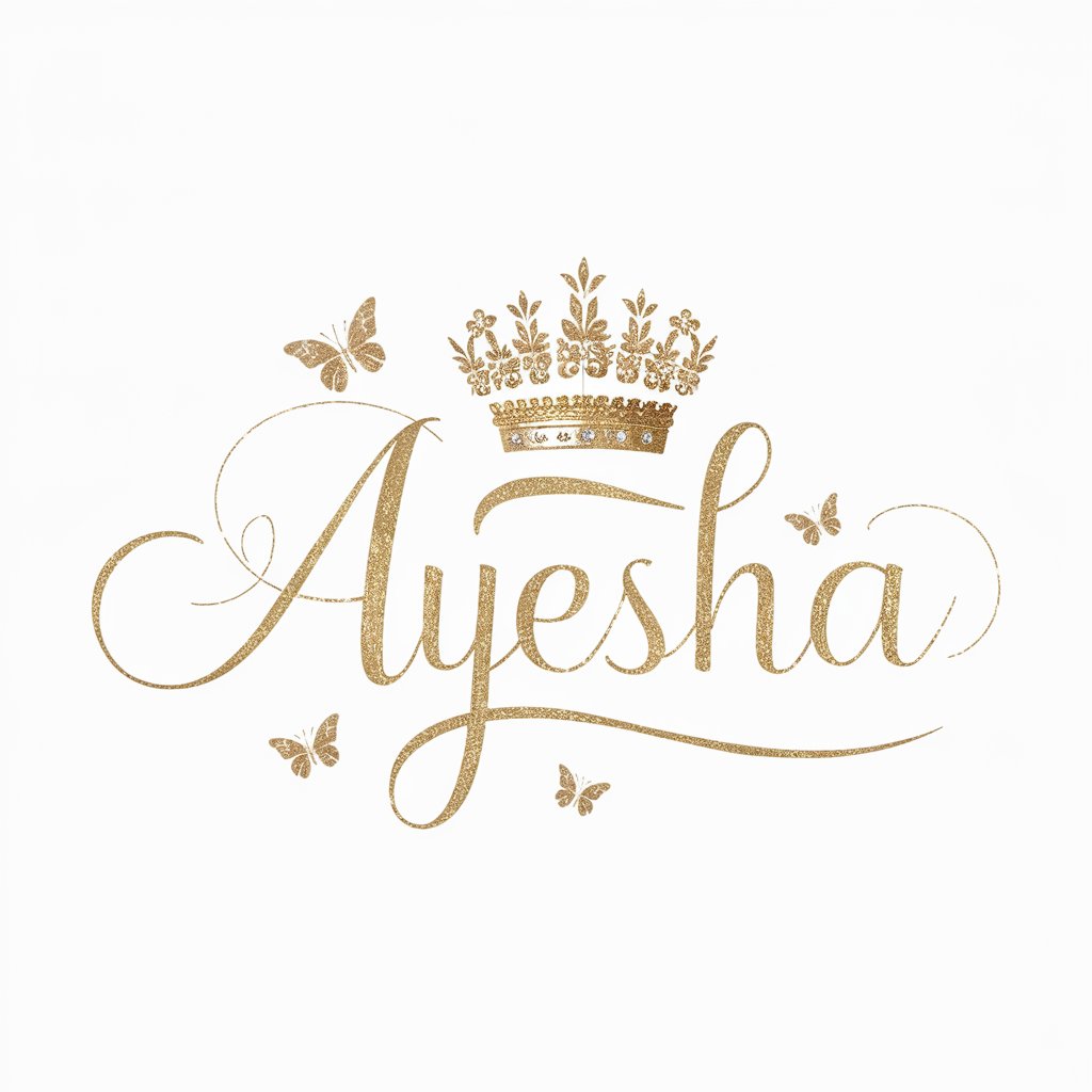 Ayesha name illustration