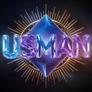 3D Usman name picture