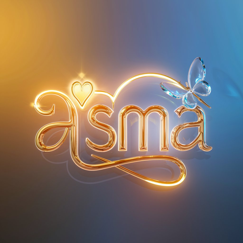 Asma name 3D Images