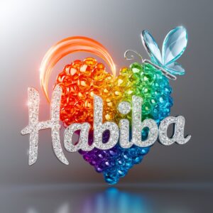 Habiba name 3D wallpaper 